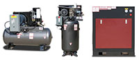 5 to 100 Horsepower (hp) Rotary Screw Compressors